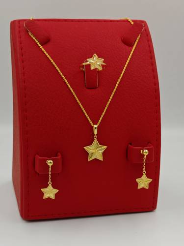 Star Set 21K Gold