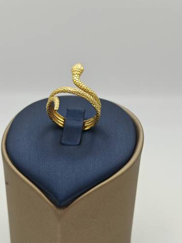 Snake Gold Ring 18K