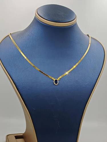 Flat Necklace 21k Gold