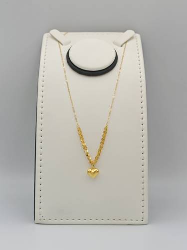 Gold Heart Necklace 18K