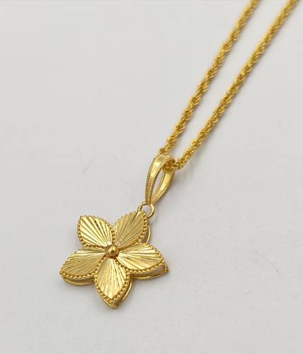 Star Necklace 21k Gold