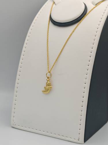 Dagger necklace 18K