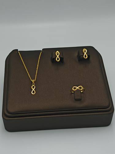 Infinity Set 18K Gold