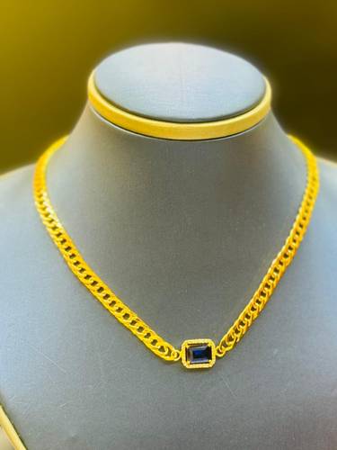 Necklace 21K Pendant 18K Gold