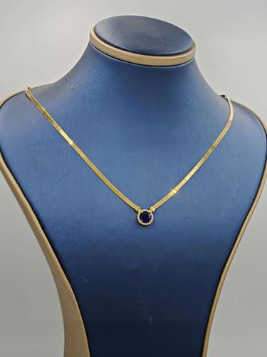 Flat Necklace 21k Gold
