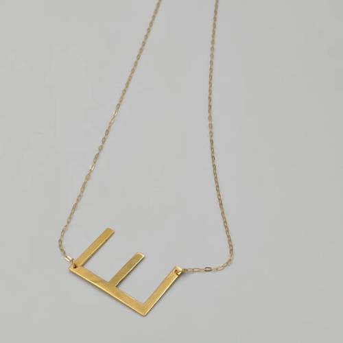 Letters Necklaces 18K