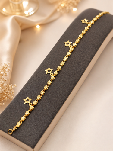 Damascus Bracelet 21k Gold