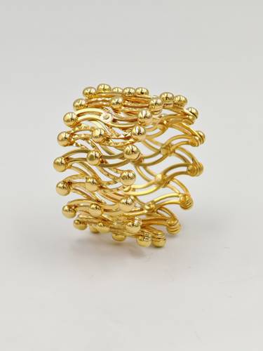 2 in 1 Bracelet Ring 21k Gold