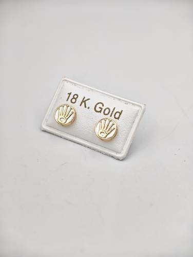 حلق ذهب عيار 18