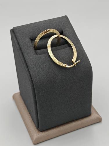 Oval Earring 18K Gold