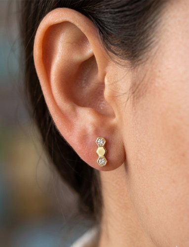 Earring 18k gold