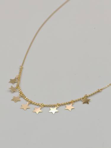 Stars Necklace 18k Gold
