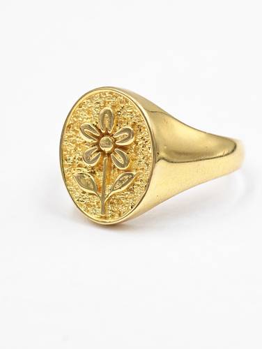 Flower Ring 21k Gold