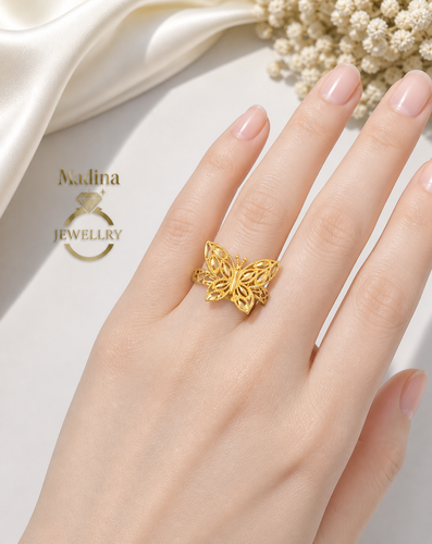 Butterfly Ring 22k gold