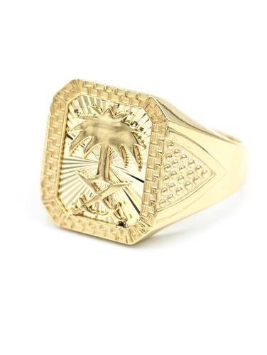 Saudi Logo Ring 18k gold