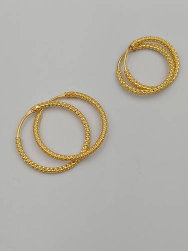 Hoops Earring 21k Gold