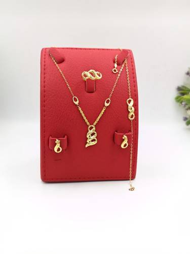 طقم ذهب عيار 21