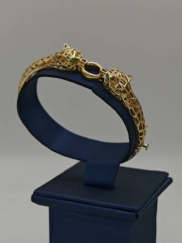 Panther Bangle 18K Gold