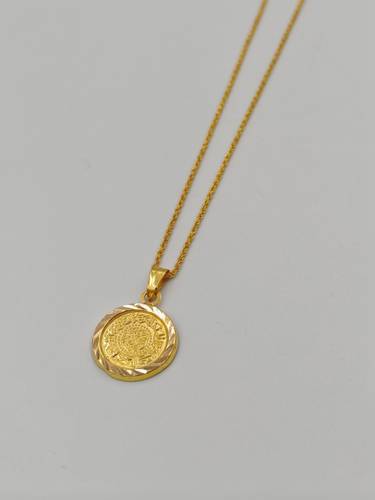 Coin necklace 21K Gold
