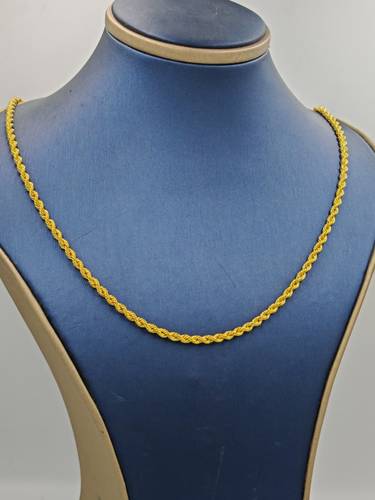 Solid Necklace 22k gold