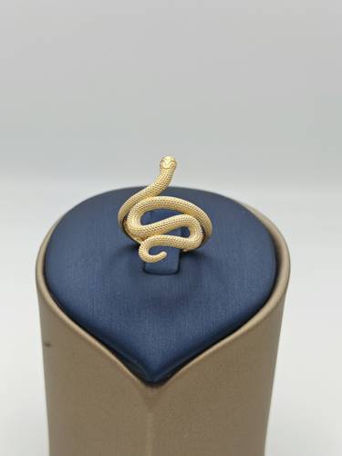 Snake Gold Ring 18K