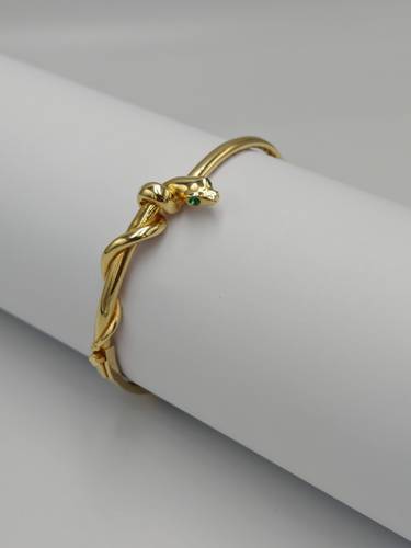 Snake Bangle 18K Gold