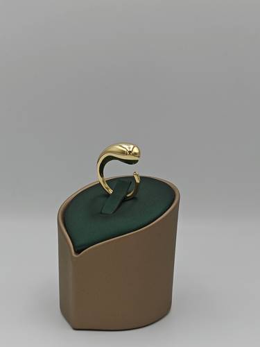 Drop Shape 18K Gold