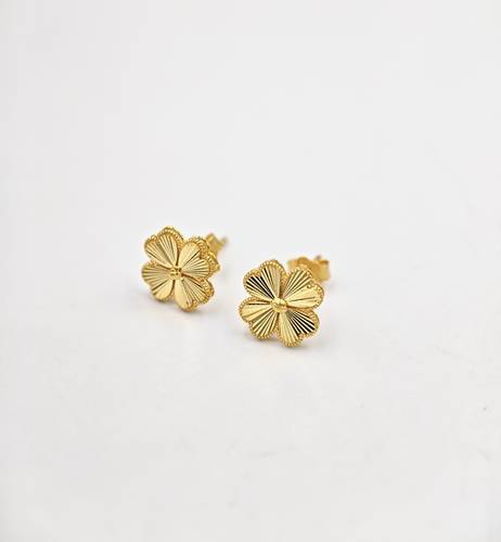 Flower Earring 21k Gold