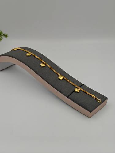اسوارة قلوب ذهب عيار 21