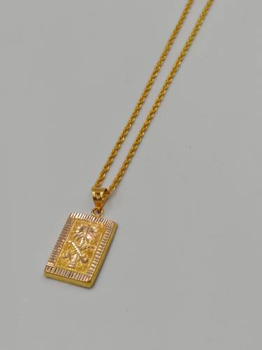 Saidi logo Necklace 18k Gold