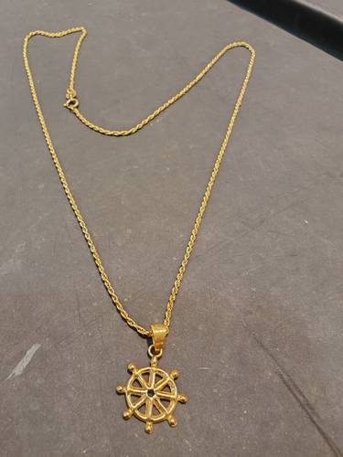 Chain pendant 18k