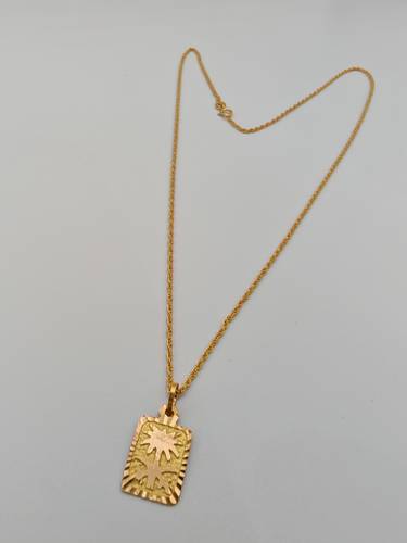 Chain With Pendant 21K