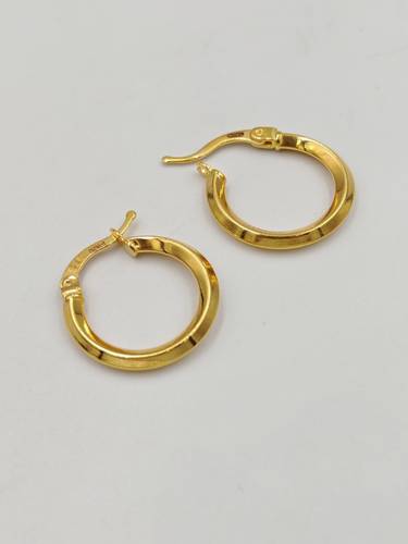 Hoops Earring 21k Gold