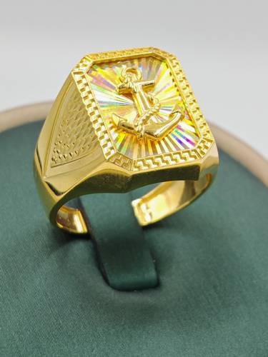 Anchor ring 21k Gold