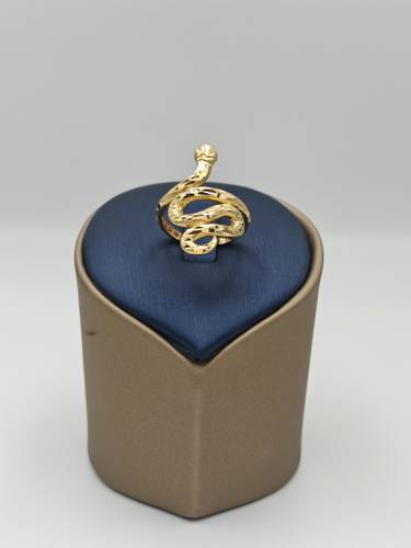 Snake Gold Ring 18K