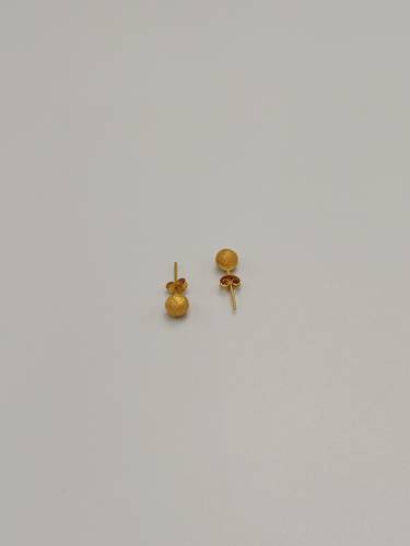 Ball Earring 18K Gold