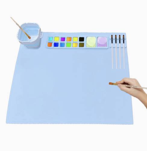 مفرش سيليكون مفيد للرسامين.