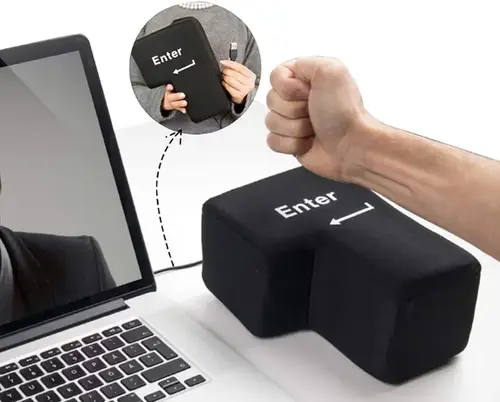  زر إنتر عملاق لتخفيف ضغوطات  العمل 