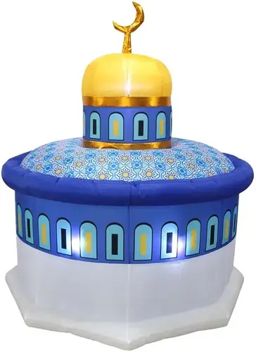 مجموعة زينة رمضانيه هوائية مزوده بإضاءة.