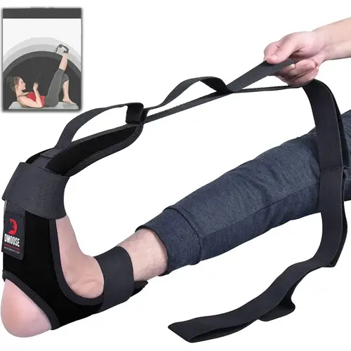 حزام لإطالة عضلات الساق القدم 