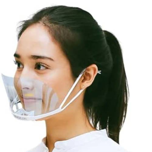 ماسك حاجز شفاف