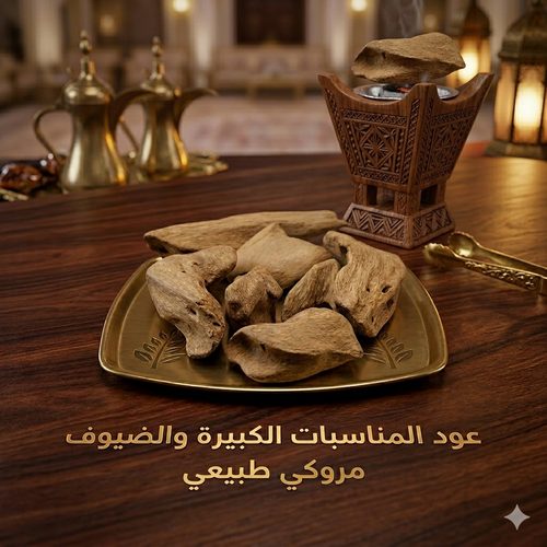 عود مروكي طبيعي  سوبر مرتفع ( كسر مباخر )