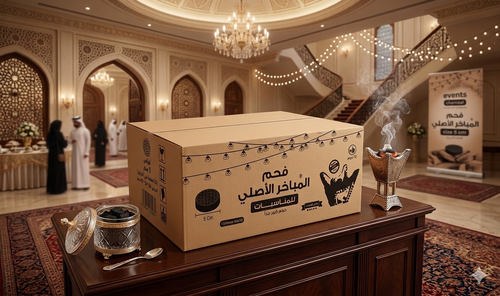 فحم المباخر الأصلي للمناسبات (6 سم ) كرتون * 18 بكت