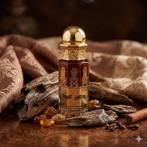دهن عود فاخر 12 جرام  عطري  