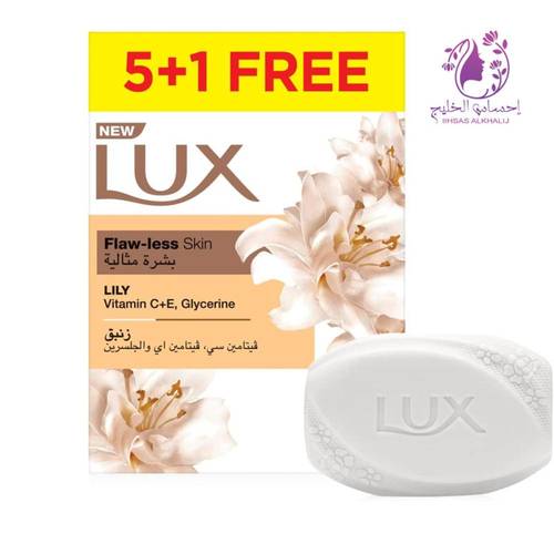 لوكس صابون ألور بدون عيوب (5+1، 6 × 75 جم)
