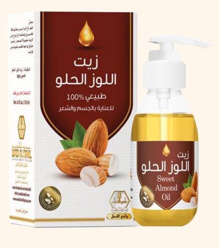 زيت اللوز الحلو من وادي النحل 125مل