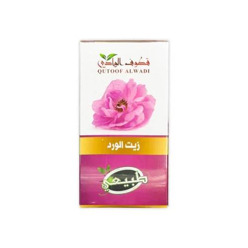 زيت الورد الطبيعي للشعر والبشرة من قطوف الوادي 125مل