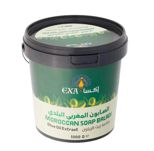 الصابون المغربي البلدي بخلاصة زيت الزيتون 1000 جم -  إكسا