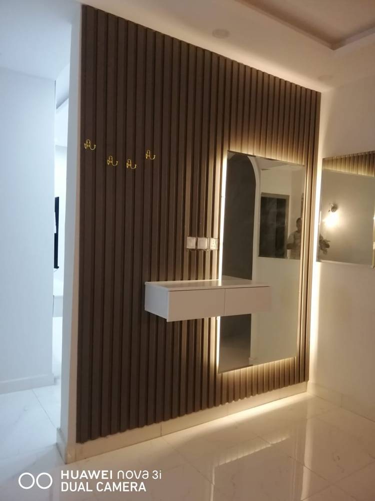 مدخل+مراية+رف درجين