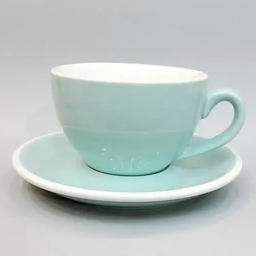 #EG220-LBL؛ كوب قهوة وصحن 220 مل # E/LBL